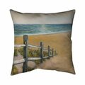 Begin Home Decor 26 x 26 in. Quiet Seaside-Double Sided Print Indoor Pillow 5541-2626-CO45